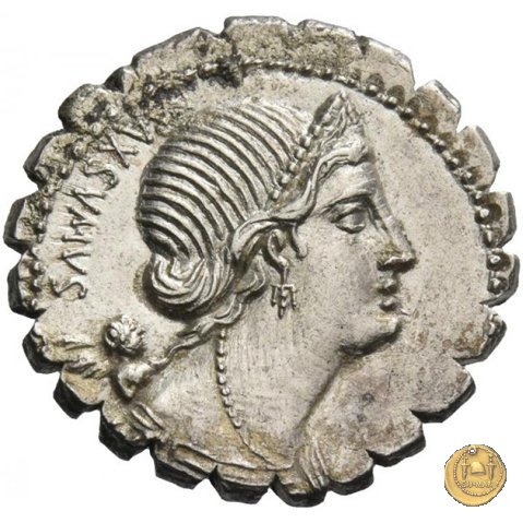 391/1 - denario Cn. Egnatius Cn.f. Cn.n. Maximus 75 BC (Roma)