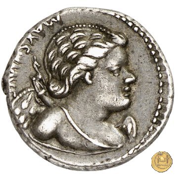 391/2 - denario Cn. Egnatius Cn.f. Cn.n. Maximus 75 BC (Roma)