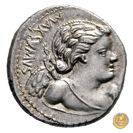 391/2 - denario Cn. Egnatius Cn.f. Cn.n. Maximus 75 BC (Roma)