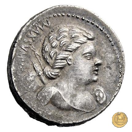 391/2 - denario Cn. Egnatius Cn.f. Cn.n. Maximus 75 BC (Roma)