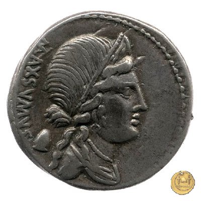 391/3 - denario Cn. Egnatius Cn.f. Cn.n. Maximus 75 BC (Roma)