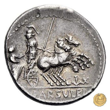 392/1 - denario L. Farsuleius Mensor 75 BC (Roma)