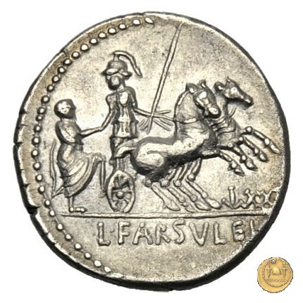 392/1 - denario L. Farsuleius Mensor 75 BC (Roma)