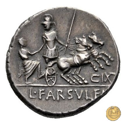 392/1 - denario L. Farsuleius Mensor 75 BC (Roma)