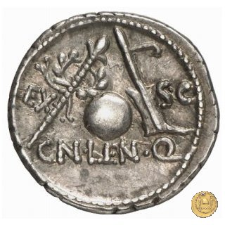 393/1 - denario Cn. Cornelius Lentulus 76-75 BC (Spagna)