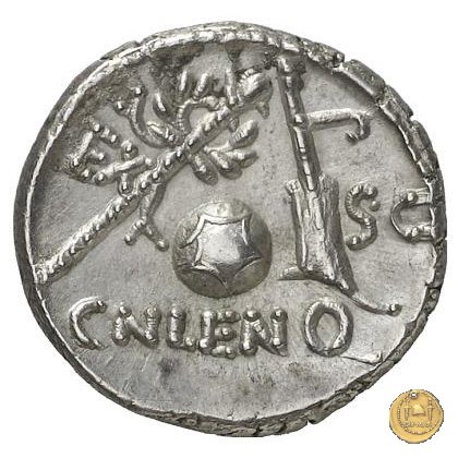 393/1 - denario Cn. Cornelius Lentulus 76-75 BC (Spagna)