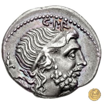 393/1 - denario Cn. Cornelius Lentulus 76-75 BC (Spagna)