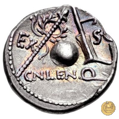 393/1 - denario Cn. Cornelius Lentulus 76-75 BC (Spagna)