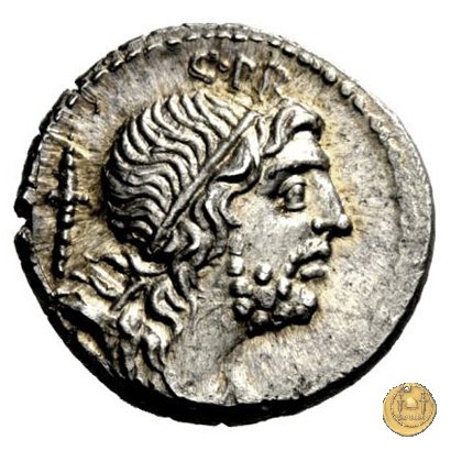 393/1 - denario Cn. Cornelius Lentulus 76-75 BC (Spagna)