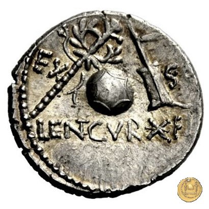 393/1 - denario Cn. Cornelius Lentulus 76-75 BC (Spagna)