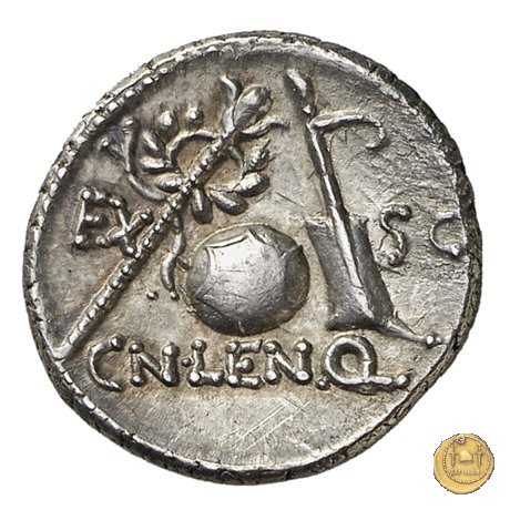 393/1 - denario Cn. Cornelius Lentulus 76-75 BC (Spagna)