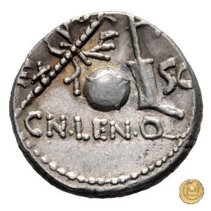 393/1 - denario Cn. Cornelius Lentulus 76-75 BC (Spagna)