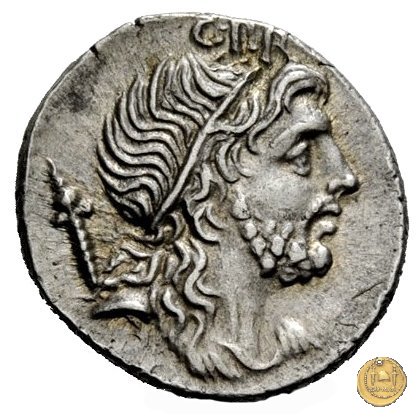 393/1 - denario Cn. Cornelius Lentulus 76-75 BC (Spagna)