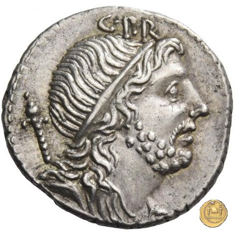 393/1 - denario Cn. Cornelius Lentulus 76-75 BC (Spagna)