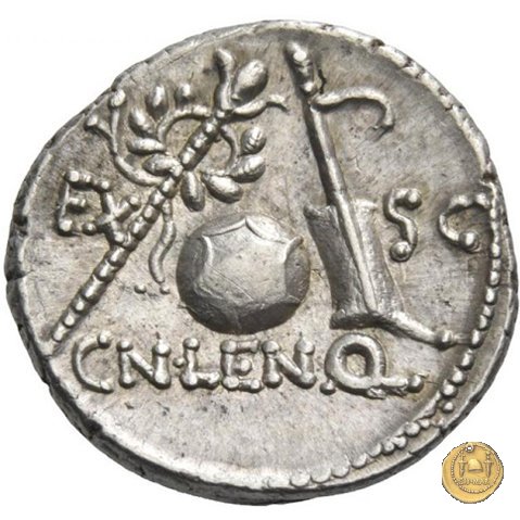 393/1 - denario Cn. Cornelius Lentulus 76-75 BC (Spagna)