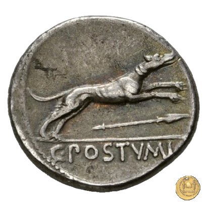 394/1 - denario C. Postumius 74 BC (Roma)