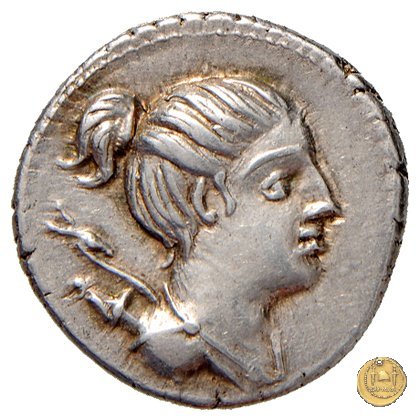 394/1 - denario C. Postumius 74 BC (Roma)