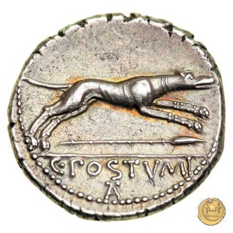 394/1 - denario C. Postumius 74 BC (Roma)