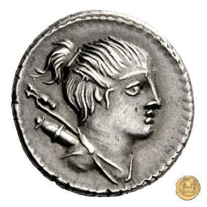 394/1 - denario C. Postumius 74 BC (Roma)