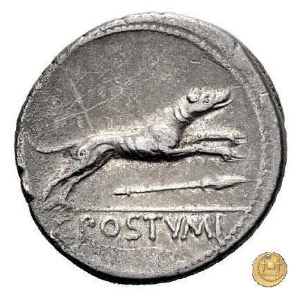 394/1 - denario C. Postumius 74 BC (Roma)