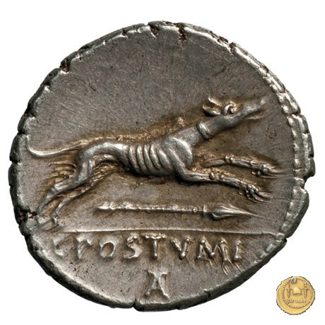 394/1 - denario C. Postumius 74 BC (Roma)