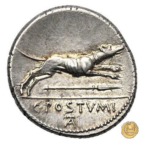 394/1 - denario C. Postumius 74 a.C. (Roma)