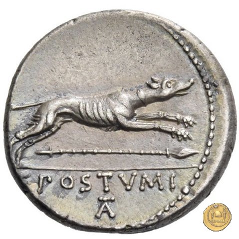 394/1 - denario C. Postumius 74 BC (Roma)