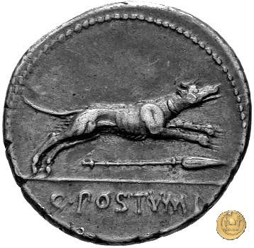 394/1 - denario C. Postumius 74 BC (Roma)