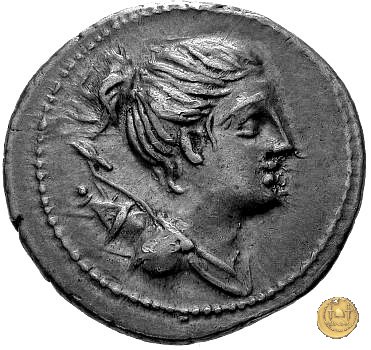 394/1 - denario C. Postumius 74 BC (Roma)