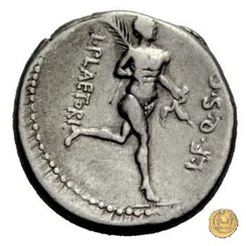 396/1 - denario L. Plaetorius L.f. Cestianus 74 BC (Roma)