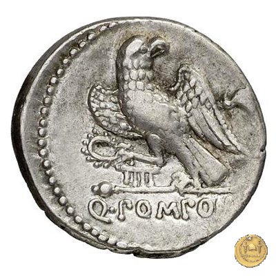 398/1 - denario Q. Pomponius Rufus 73 BC (Roma)