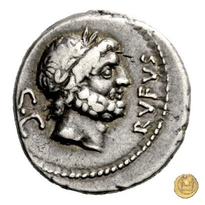 398/1 - denario Q. Pomponius Rufus 73 BC (Roma)