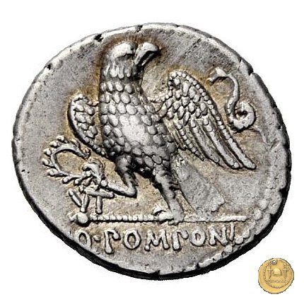 398/1 - denario Q. Pomponius Rufus 73 BC (Roma)