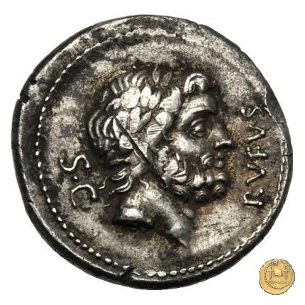 398/1 - denario Q. Pomponius Rufus 73 BC (Roma)