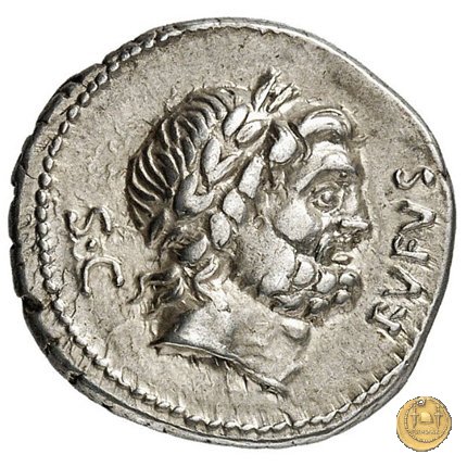 398/1 - denario Q. Pomponius Rufus 73 BC (Roma)