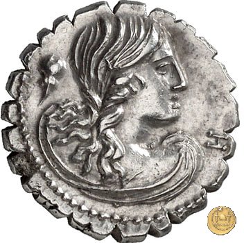 399/1 - denario Q. Crepereius M.f. Rocus 72 BC (Roma)