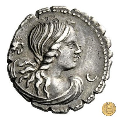 399/1 - denario Q. Crepereius M.f. Rocus 72 BC (Roma)