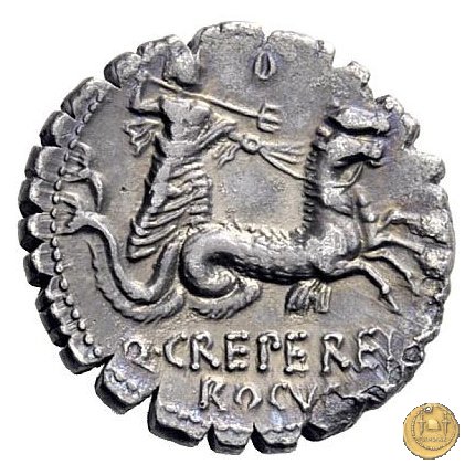 399/1 - denario Q. Crepereius M.f. Rocus 72 BC (Roma)