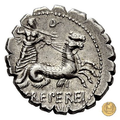 399/1 - denario Q. Crepereius M.f. Rocus 72 BC (Roma)