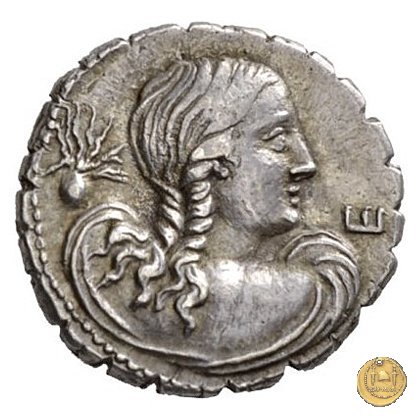 399/1 - denario Q. Crepereius M.f. Rocus 72 BC (Roma)