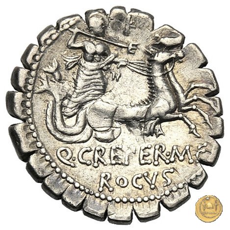 399/1 - denario Q. Crepereius M.f. Rocus 72 BC (Roma)