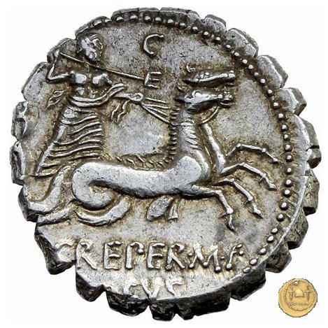 399/1 - denario Q. Crepereius M.f. Rocus 72 BC (Roma)