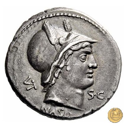 400/1 - denario L. Axius L.f. Naso 71 a.C. (Roma)