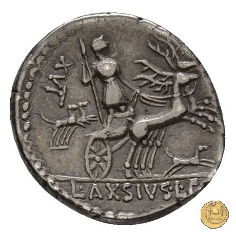 400/1 - denario L. Axius L.f. Naso 71 BC (Roma)