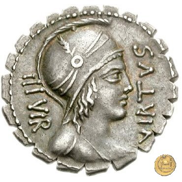 401/1 - denario Mn. Aquillius Mn.f. Mn.n. 71 BC (Roma)