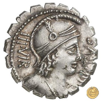 401/1 - denario Mn. Aquillius Mn.f. Mn.n. 71 BC (Roma)