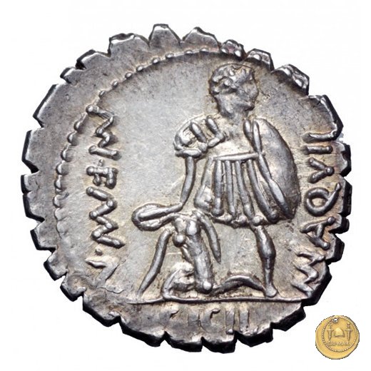 401/1 - denario Mn. Aquillius Mn.f. Mn.n. 71 BC (Roma)