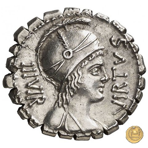 401/1 - denario Mn. Aquillius Mn.f. Mn.n. 71 BC (Roma)