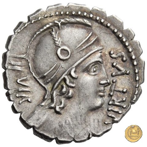 401/1 - denario Mn. Aquillius Mn.f. Mn.n. 71 BC (Roma)