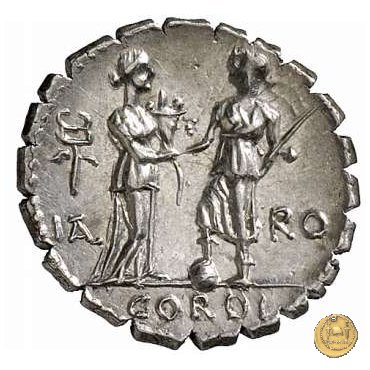 403/1 - denario Q. Fufius Calenus / P. Mucius Cordus 70 BC (Roma)